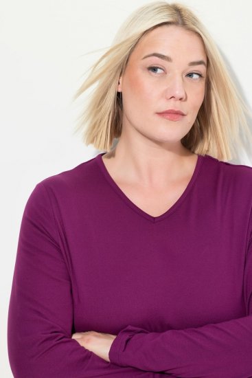 Ulla Popken 751623 Bluză de schi cu uscare rapidă Roz - Haine de schi - 