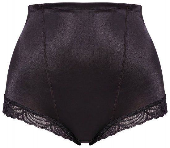 Ulla Popken 781632 Chiloți modelatori cu talie înaltă Maro - Lenjerie modelatoare - 