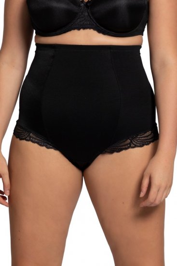 Ulla Popken 781632 Chiloți modelatori cu talie înaltă Neagră - Lenjerie modelatoare - 