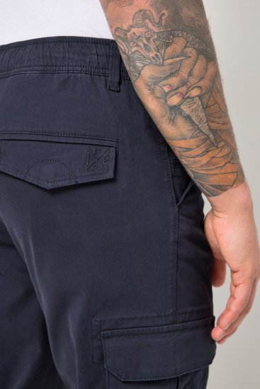 JP1880 Stretchy FLEXNAMIC Cargo Pants Navy - Pantaloni cargo - Pantaloni Cargo Bărbați Mărimi Mari