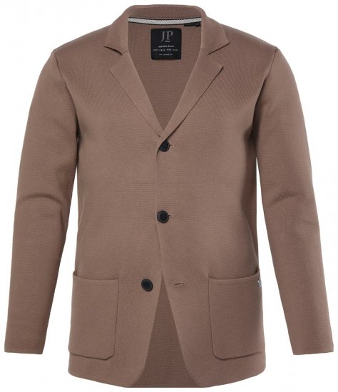 JP1880 Milano Flexnamic Sacou tricotat Maro nucă - Costume - Costume Bărbați mărimi mari