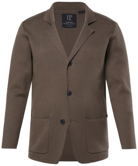 JP1880 Milano Flexnamic Sacou tricotat Maro kaki - Costume - Costume Bărbați mărimi mari
