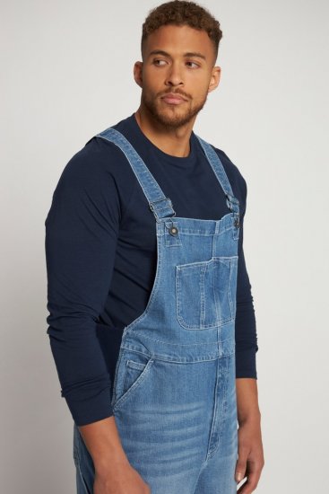 JP1880 Dungarees Denim Adjustable Straps Blue - Blugi & pantaloni - Blugi & Pantaloni Bărbați Mărimi Mari