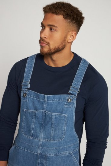 JP1880 Dungarees Denim Adjustable Straps Blue - Blugi & pantaloni - Blugi & Pantaloni Bărbați Mărimi Mari