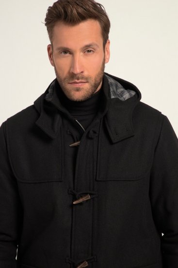JP1880 Dufflecoat Water-repellent Black - Geci - Geci Bărbați Mărimi Mari