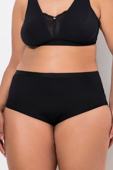 Ulla Popken 795269 Chiloți set de 3 Neagră - Chiloți - 
