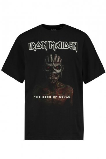 JP1880 Iron Maiden Graphic Band T-Shirt Black - Tricouri - Tricouri Bărbați Mărimi Mari