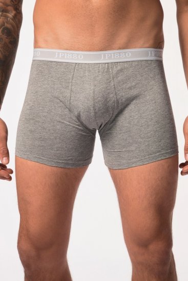 JP1880 Boxershorts Flexnamic OEKO-TEX Mid 2-Pack Grey/Off-White - Lenjerie intimă & costum baie - Lenjerie Intimă Bărbați Mărimi Mari