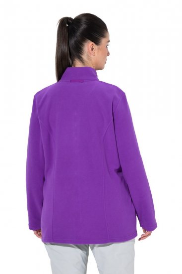 Ulla Popken 796970 Geacă ușoară din polar Mov închis - Haine fleece - 