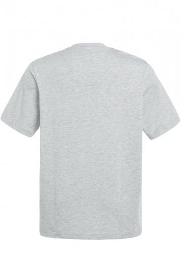 JP1880 799997 Tricou cu buzunar la piept Gri melanj - Tricouri - Tricouri Bărbați Mărimi Mari