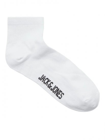 Jack & Jones Leon Șosete de tenis Alb 3-pack - Lenjerie intimă & costum baie - Lenjerie Intimă Bărbați Mărimi Mari