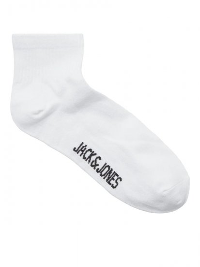 Jack & Jones Leon Șosete de tenis Alb 3-pack - Lenjerie intimă & costum baie - Lenjerie Intimă Bărbați Mărimi Mari