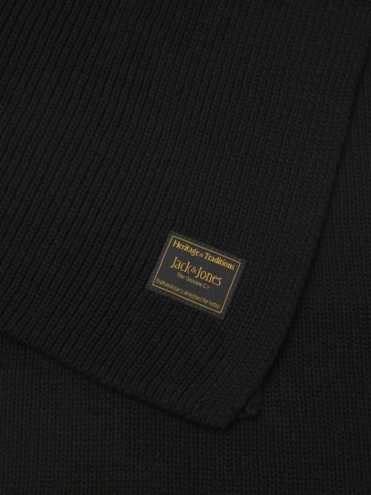 Jack & Jones Attitude Eșarfă Neagră - Eșarfe - 