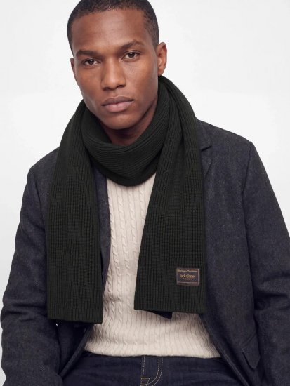 Jack & Jones Attitude Eșarfă Neagră - Eșarfe - 