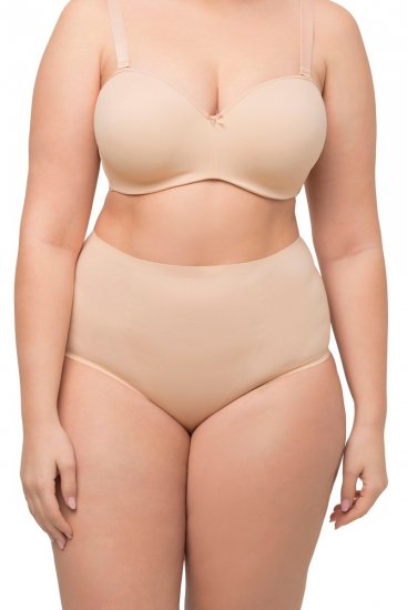 Ulla Popken 800498 Chiloți modelatori cu talie înaltă Șampanie - Lenjerie modelatoare - 
