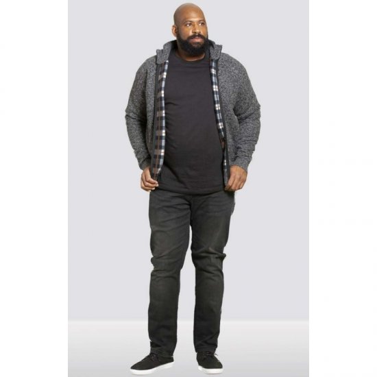D555 Braxton Sweater Charcoal - Pulovere & hanorace - Pulovere & Hanorace Bărbați Mărimi Mari