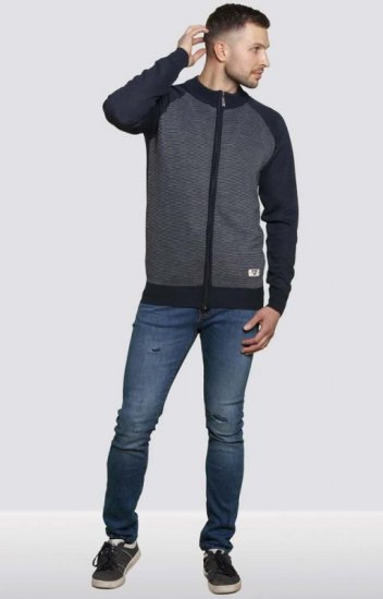 D555 Tanner Sweater Navy - Pulovere & hanorace - Pulovere & Hanorace Bărbați Mărimi Mari