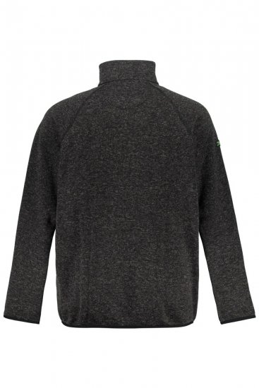 Jay-Pi 802394 Jachetă din fleece tricotat Neagră - Geci - Geci Bărbați Mărimi Mari