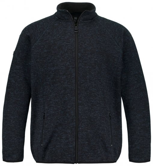 Jay-Pi 802394 Jachetă din fleece tricotat Bleumarin TALL - TALL geci - Jachete TALL pentru bărbați înalți