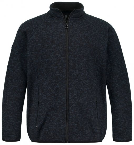 Jay-Pi 802394 Jachetă din fleece tricotat Bleumarin - Geci - Geci Bărbați Mărimi Mari