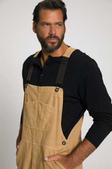 JP1880 802501 Salopetă cu bretele elastice Camel - Blugi & pantaloni - Blugi & Pantaloni Bărbați Mărimi Mari