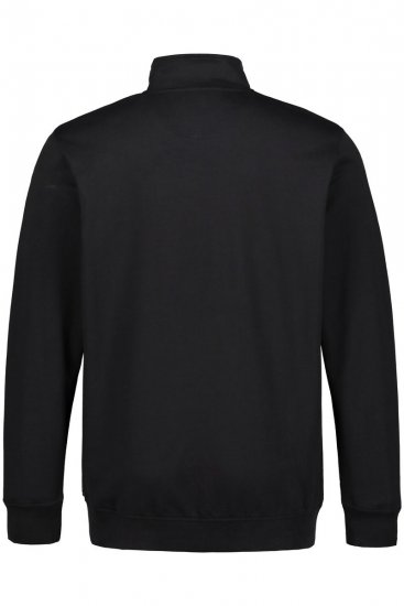 JP1880 802933 Trening cu jachetă și pantaloni Neagră - Treninguri - Treninguri Bărbați Mărimi Mari