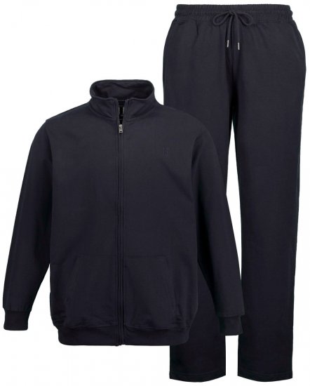 JP1880 802933 Trening cu jachetă și pantaloni Bleumarin - Treninguri - Treninguri Bărbați Mărimi Mari