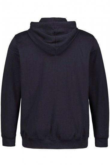 JP1880 802934 Trening cu jachetă cu glugă și pantaloni Bleumarin - Treninguri - Treninguri Bărbați Mărimi Mari