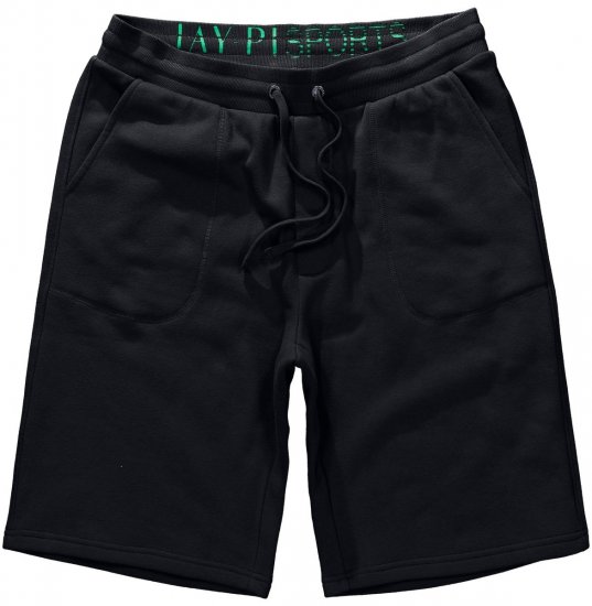 Jay-Pi 804151 Pantaloni scurți de trening Neagră - Pantaloni trening - Pantaloni Trening Bărbați Mărimi Mari