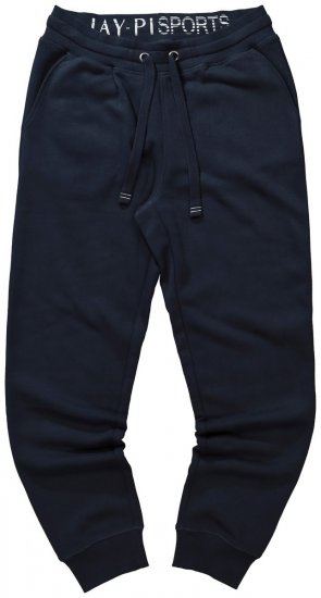 Jay-Pi 804175 Pantaloni de trening cu croi îngust și buzunare laterale Bleumarin - Pantaloni trening - Pantaloni Trening Bărbați Mărimi Mari
