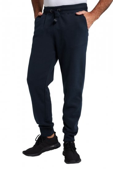 Jay-Pi 804175 Pantaloni de trening cu croi îngust și buzunare laterale Bleumarin - Pantaloni trening - Pantaloni Trening Bărbați Mărimi Mari