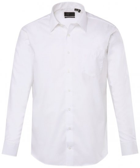 JP1880 804890 Cămașă business fără călcare cu mânecă lungă Alb TALL - TALL cămăși - Cămăși TALL pentru bărbați înalți