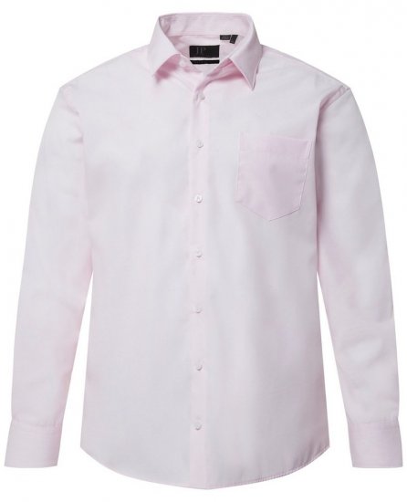 JP1880 Shirt Business Long Sleeve Pink - Cămăși - Cămăși Bărbați Mărimi Mari
