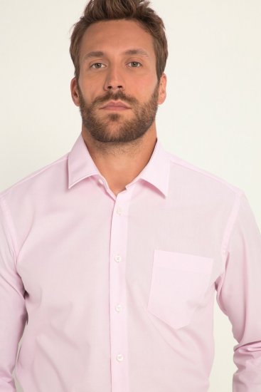 JP1880 Shirt Business Long Sleeve Pink - Cămăși - Cămăși Bărbați Mărimi Mari