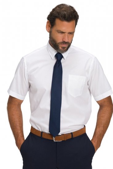 JP1880 804891 Cămașă cu mânecă scurtă Alb TALL - TALL cămăși - Cămăși TALL pentru bărbați înalți