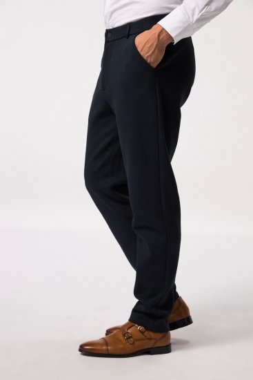 JP1880 New York Flexnamic Pantaloni chino din jerseu Bleumarin - Costume - Costume Bărbați mărimi mari