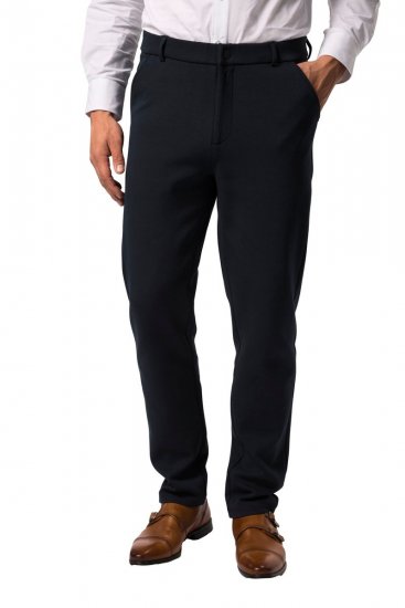 JP1880 New York Flexnamic Pantaloni chino din jerseu Bleumarin - Costume - Costume Bărbați mărimi mari