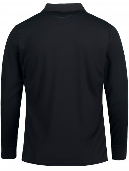 JP1880 Jay-Pi QuickDry Long Sleeve Golf Polo Shirt Black - Haine sport & haine de exterior - Haine Sport & Exterior Bărbați Mărimi Mari