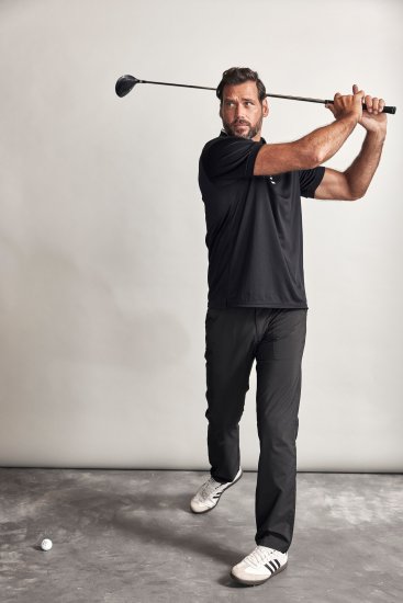 JP1880 Jay-Pi Golf Polo Shirt Black - Haine sport & haine de exterior - Haine Sport & Exterior Bărbați Mărimi Mari
