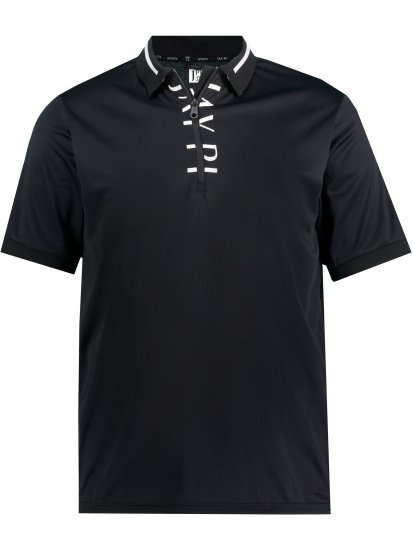JP1880 Jay-Pi Golf Polo Shirt Black - Haine sport & haine de exterior - Haine Sport & Exterior Bărbați Mărimi Mari