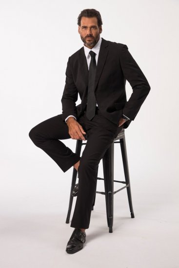 JP1880 Kelto Flexnamic Business Suit Black - Costume - Costume Bărbați mărimi mari