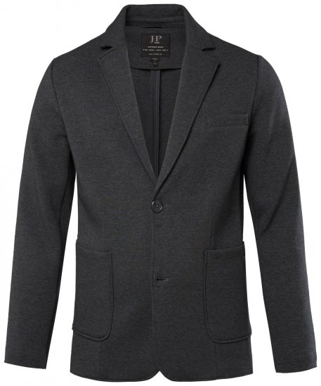 JP1880 New York Flexnamic Sacou din jerseu Gri închis - Costume - Costume Bărbați mărimi mari