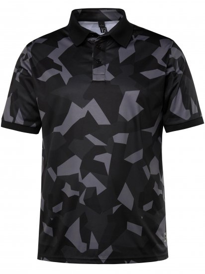 Jay-Pi QuickDry Golf Polo Shirt Camouflage Black - Haine sport & haine de exterior - Haine Sport & Exterior Bărbați Mărimi Mari