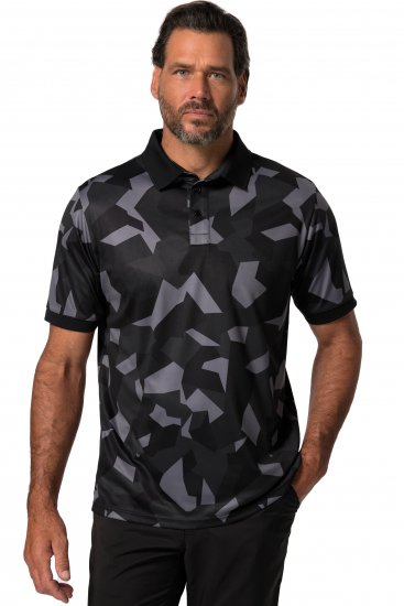 Jay-Pi QuickDry Golf Polo Shirt Camouflage Black - Haine sport & haine de exterior - Haine Sport & Exterior Bărbați Mărimi Mari