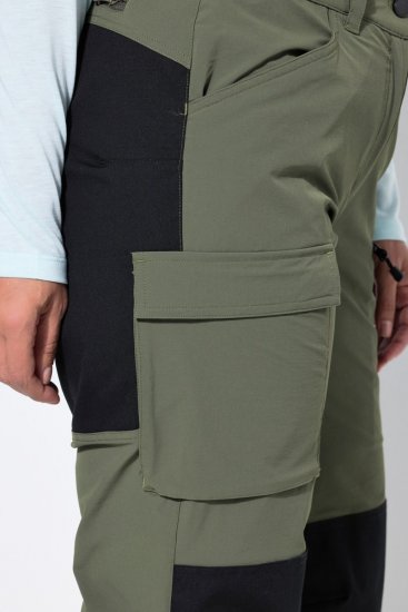 Ulla Popken 807803 Pantaloni de drumeție HYPRAR cu reflectorizante Verde măsliniu - Haine de exterior - 