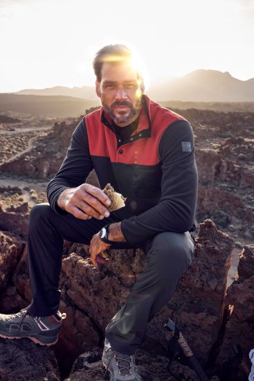 JP1880 Jay-Pi Flexnamic QuickDry Trekking Pants Black - Haine sport & haine de exterior - Haine Sport & Exterior Bărbați Mărimi Mari