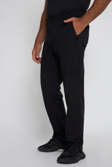 JP1880 Jay-Pi Flexnamic QuickDry Trekking Pants Black - Haine sport & haine de exterior - Haine Sport & Exterior Bărbați Mărimi Mari