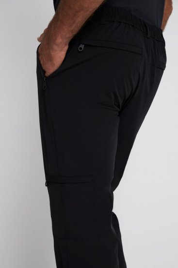 JP1880 Jay-Pi Flexnamic QuickDry Trekking Pants Black - Haine sport & haine de exterior - Haine Sport & Exterior Bărbați Mărimi Mari