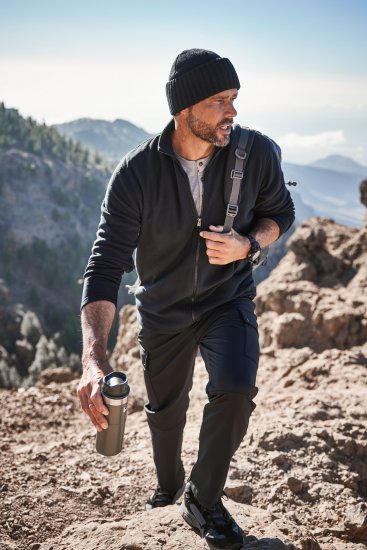 JP1880 Jay-Pi Softshell Pants Black - Haine sport & haine de exterior - Haine Sport & Exterior Bărbați Mărimi Mari