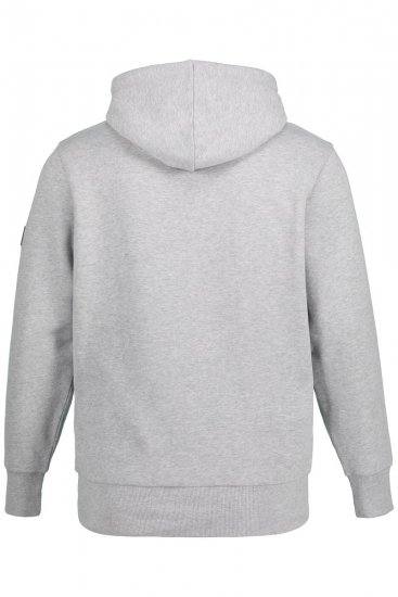 JAY-PI Hoodie with Soft Brushed Interior Grey - Pulovere & hanorace - Pulovere & Hanorace Bărbați Mărimi Mari